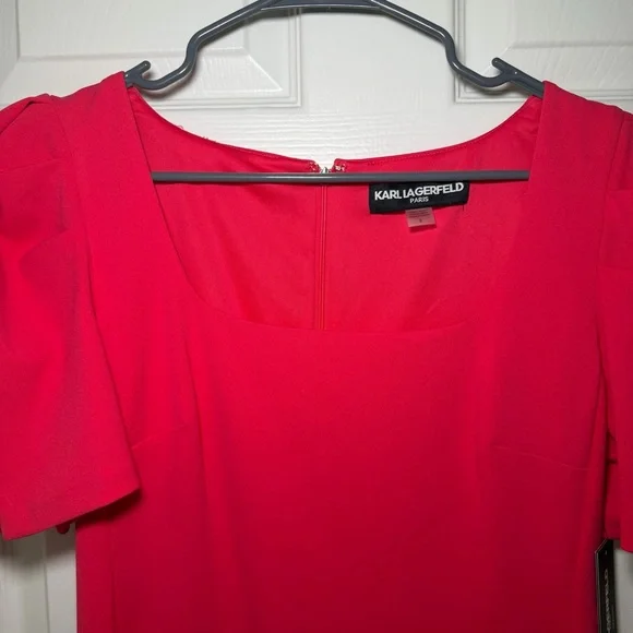 Karl Lagerfeld Vibrant Pink Mini Dress - Picture 2 of 9